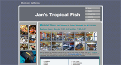 Desktop Screenshot of janstropicalfish.com